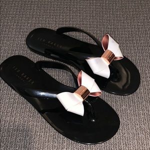 TED BAKER London jelly flip-flops